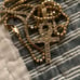 Gold tennis Chain 18 In w Ankh Pendant