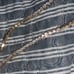 Gold tennis Chain 18 In w Ankh Pendant