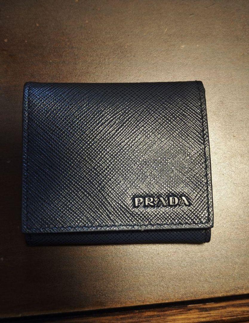 Prada PRADA Wallet Coin Case Authentic? Serial Number Engraved