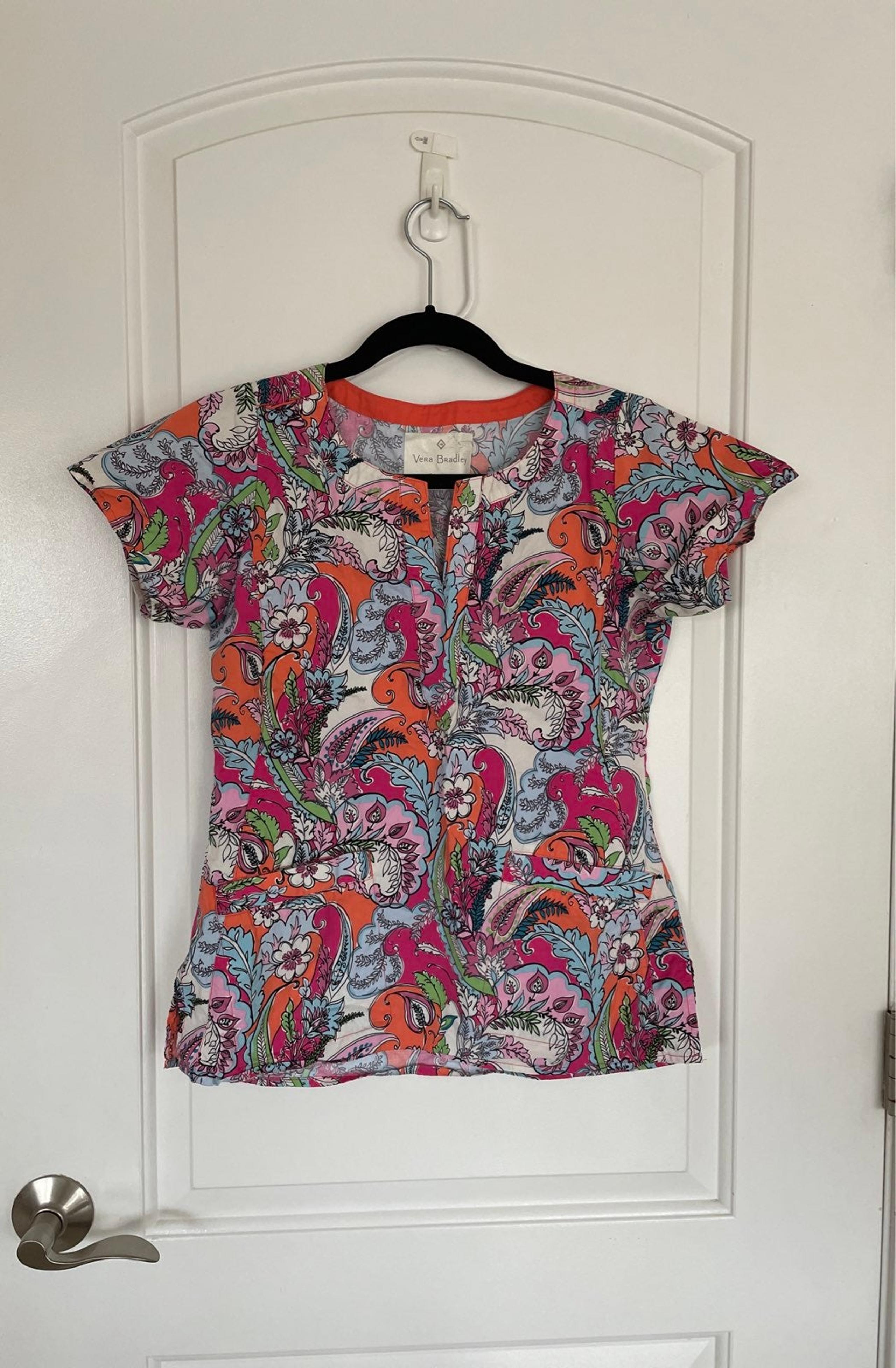 Vera bradley scrub top