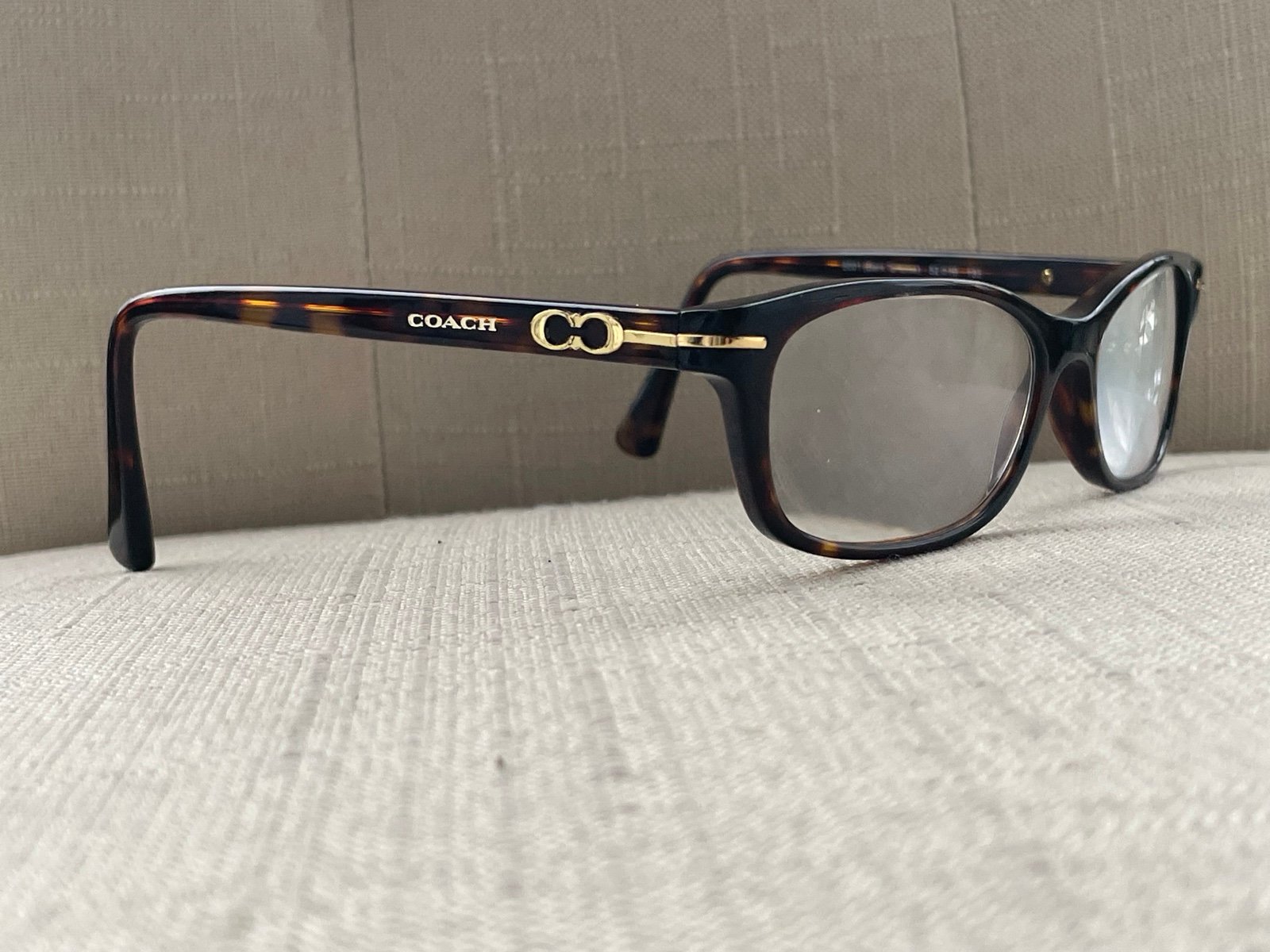 Coach Women Eyeglasses Frame Brown Tortoise ELISE 52[]16 135 Glasses. Brand: c