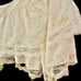 Shabby chic cabbage pink rose set of 2 lace layered twin bedspreads