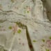 Shabby chic cabbage pink rose set of 2 lace layered twin bedspreads