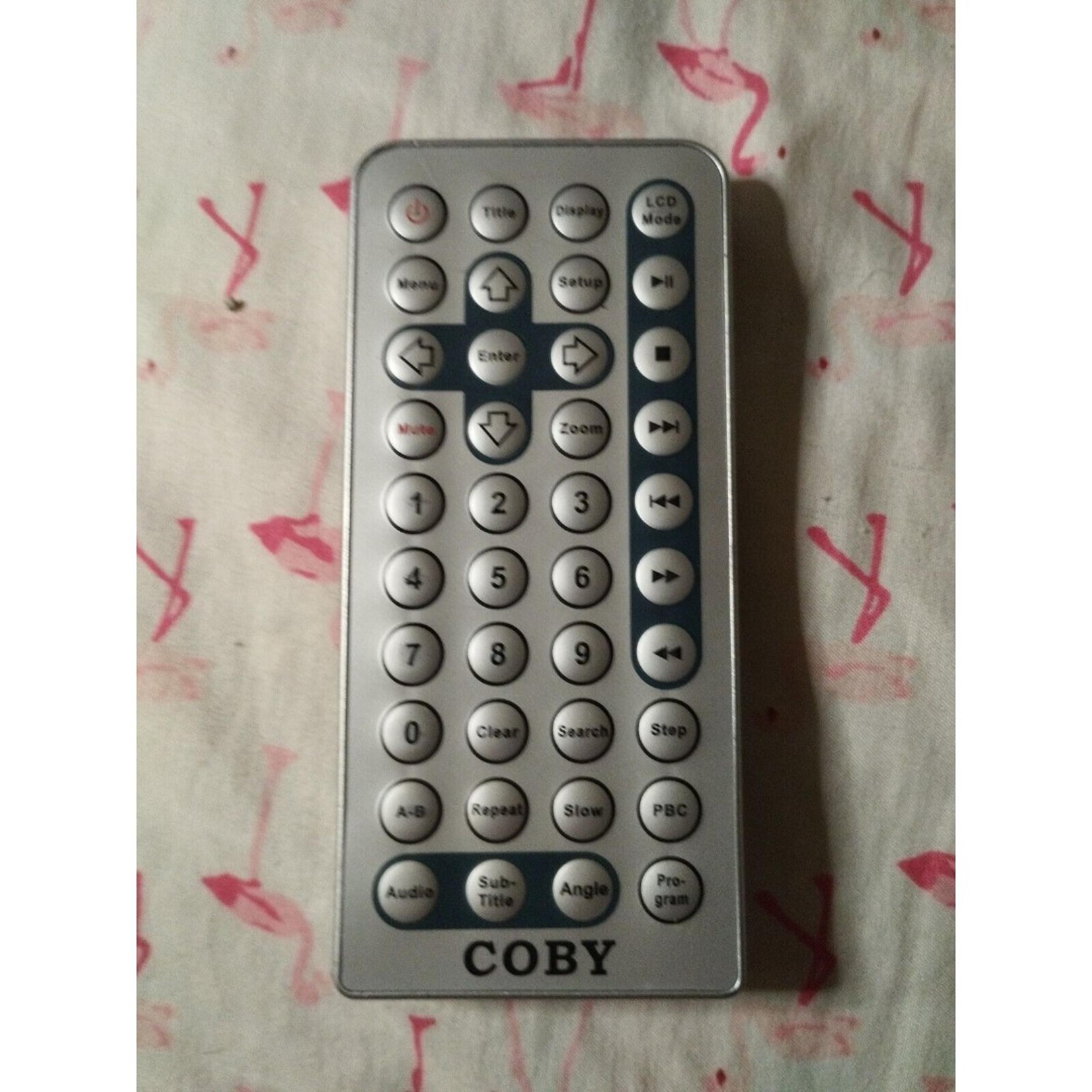 Coby Portable DVD Player JX-2001B Remote Control Silver Genuine - Coby Electronics