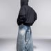 Deconstructed Washed Jeans