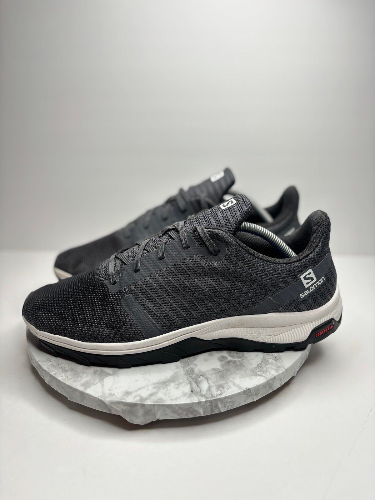 Size 10- Salomon Outbound Prism L41267800 Men's Black White Hiking Shoes