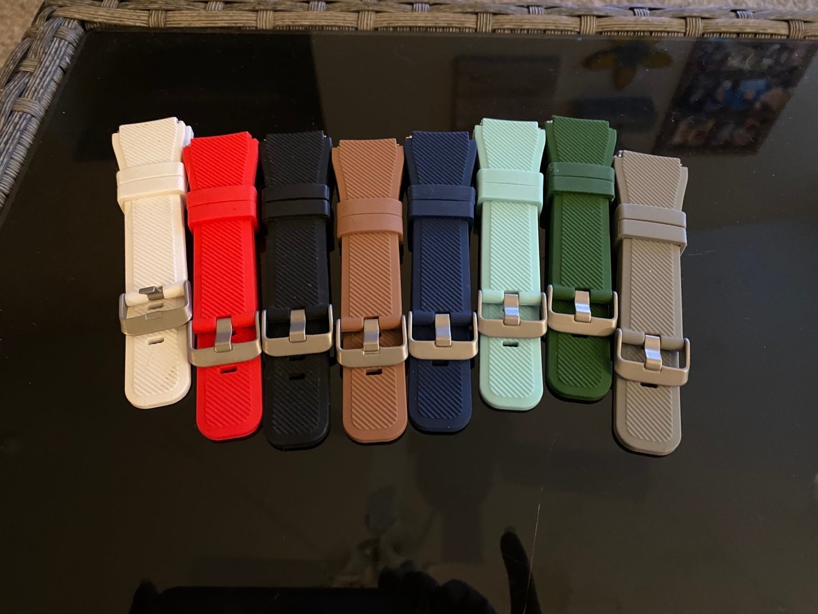 Quick Release Watch Band 22mm - set of 8