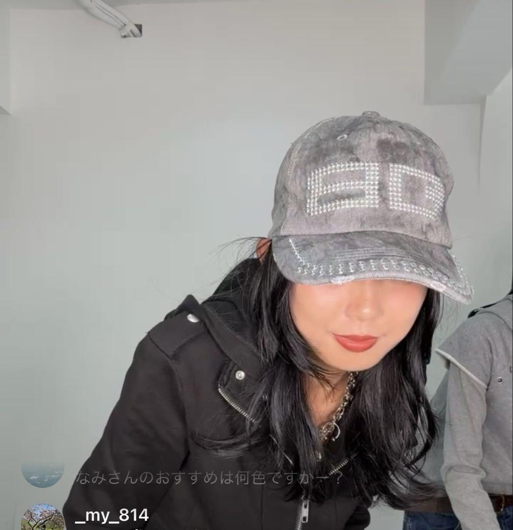 beeden BD STUDS DAMAGE CAP Gray Hats