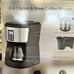 5-Cup Drip Coffee Maker, Automatic Brew Coffee Pot Machine with Built-In Burr Co