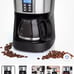 5-Cup Drip Coffee Maker, Automatic Brew Coffee Pot Machine with Built-In Burr Co