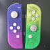 Splatoon 3 Themed White, Blue and Green Nintendo Switch Joycons