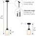 Design House 567214-BLK Oslo Mini Pendant Light Matte Black