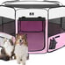 Foldable Pet Dog Cat Playpen Crates Kennel