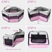 Foldable Pet Dog Cat Playpen Crates Kennel