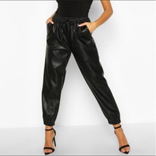 Andrew Marc New York Faux Leather Jogger