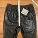 Andrew Marc New York Faux Leather Jogger