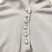Excellent Condition - Martinique Grey Polo Knit, 3/4 Sleeve, Stretch, Short Length, Size M