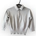 Excellent Condition - Martinique Grey Polo Knit, 3/4 Sleeve, Stretch, Short Length, Size M