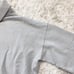 Excellent Condition - Martinique Grey Polo Knit, 3/4 Sleeve, Stretch, Short Length, Size M