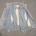 Chicory Drop shoulder slouchy patchwork Denim Jean Jacket Large