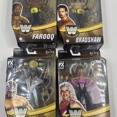 WWE Mattel Legends Elite Series 16 Rey Mysterio, Bradshaw, Farooq & Molly