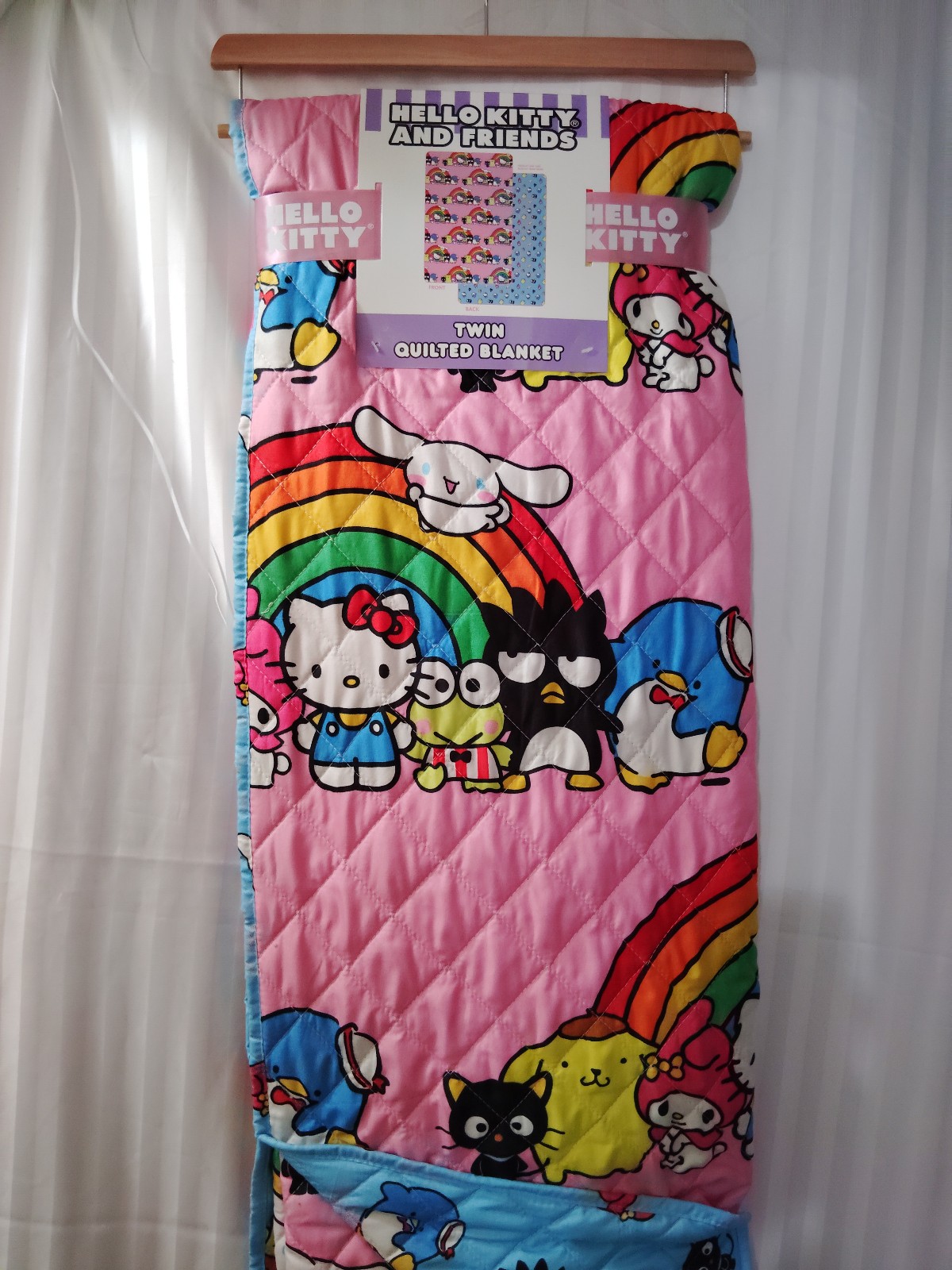 Hello kitty Reversible quilt Twin