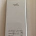 SONY Walkman NW-F805 White with speaker, charger, and cover included.