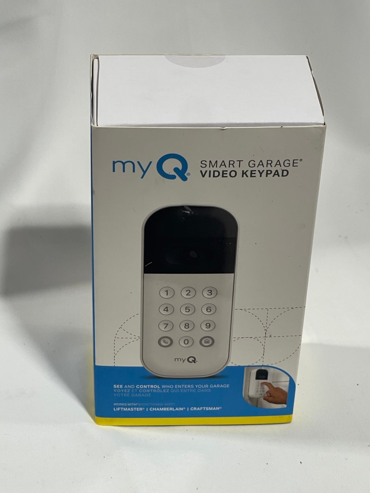 Chamberlain myQ Smart Garage Video Keypad - White (VKP1-MYQ)