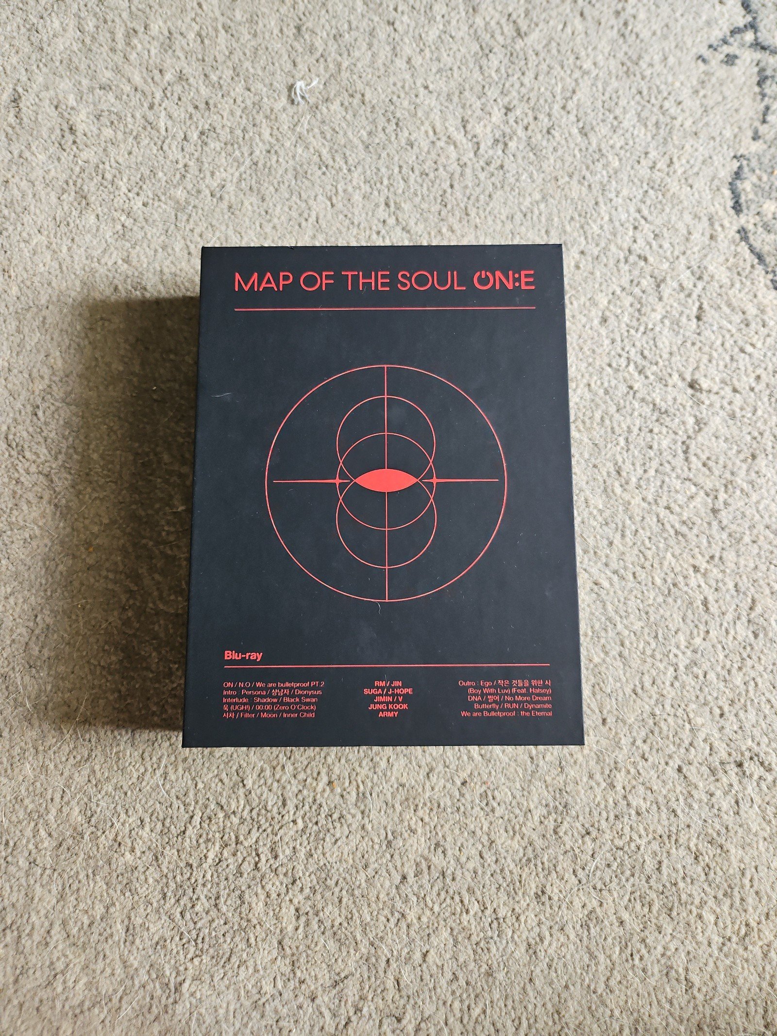 Bts map of the soul on:e blu ray