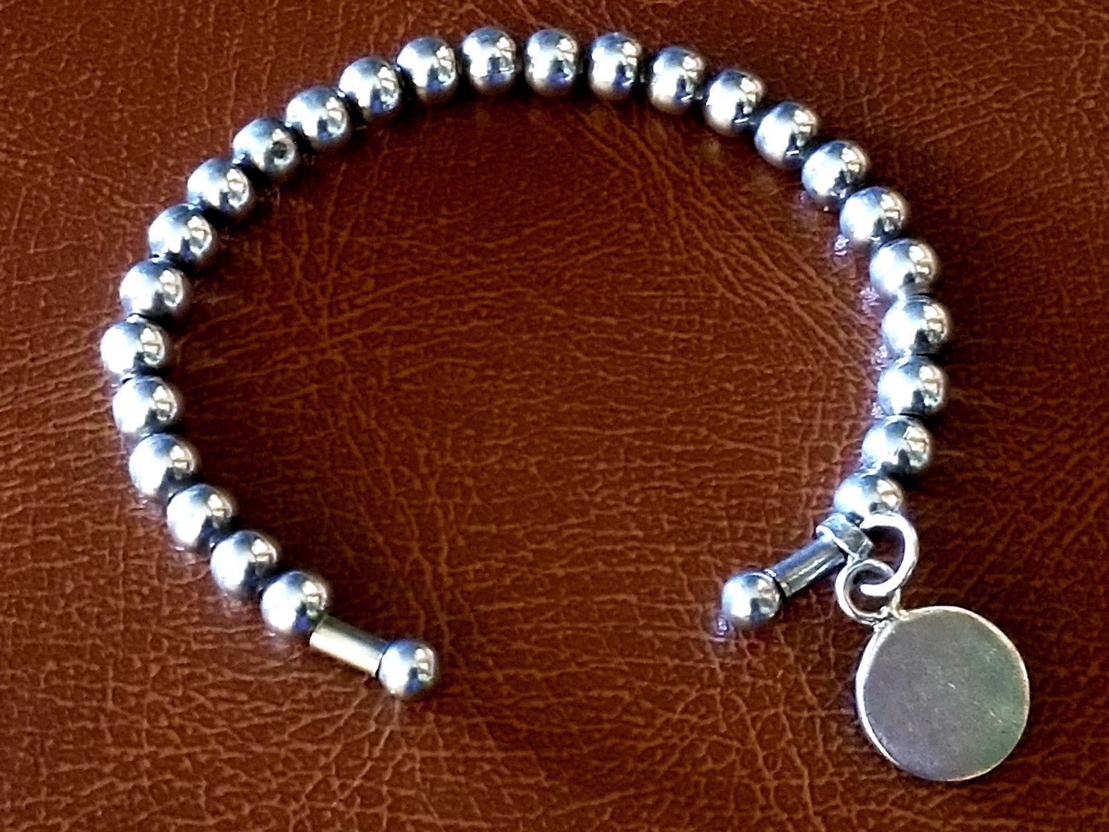 Silpada Sterling Silver Beaded Cuff Bracelet