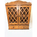 Vtg Miniature Curio Table-Top or Wall Hanging Display Cabinet Wood Farmhouse