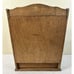 Vtg Miniature Curio Table-Top or Wall Hanging Display Cabinet Wood Farmhouse