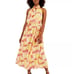 Anne Klein Womens TwistNeck Midi Dress