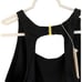 Andie Swimwear The Catalina One- Piece Swimsuit Sz XS Black Open Clasp Back NWT