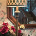 French Candlestick Buffet Table Lamp; Taupe W/Drum Shade/Carved Footed Base; New