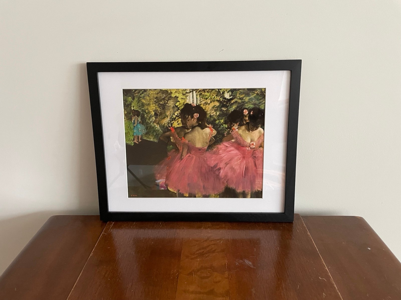 Degas Ballerinas In Pink Framed Print 15x12 Dancers 1867 Paris France Wall Art