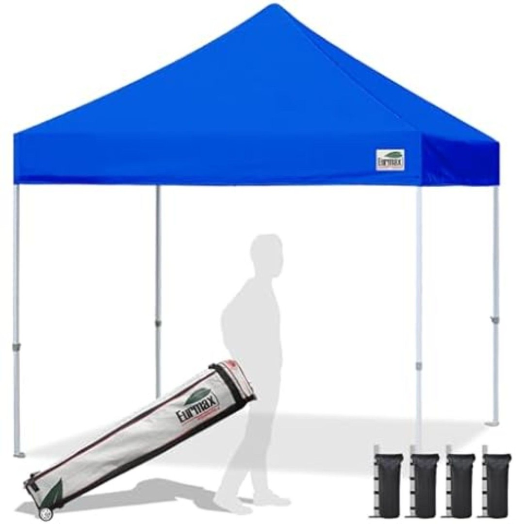 Canopy Tent 10x10 Pop Up Canopy Outdoor Shade with One Sidewall, Easy Up Sun