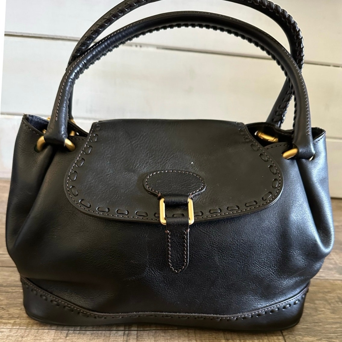 Dooney & Bourke Florentine Leather Satchel Handbag