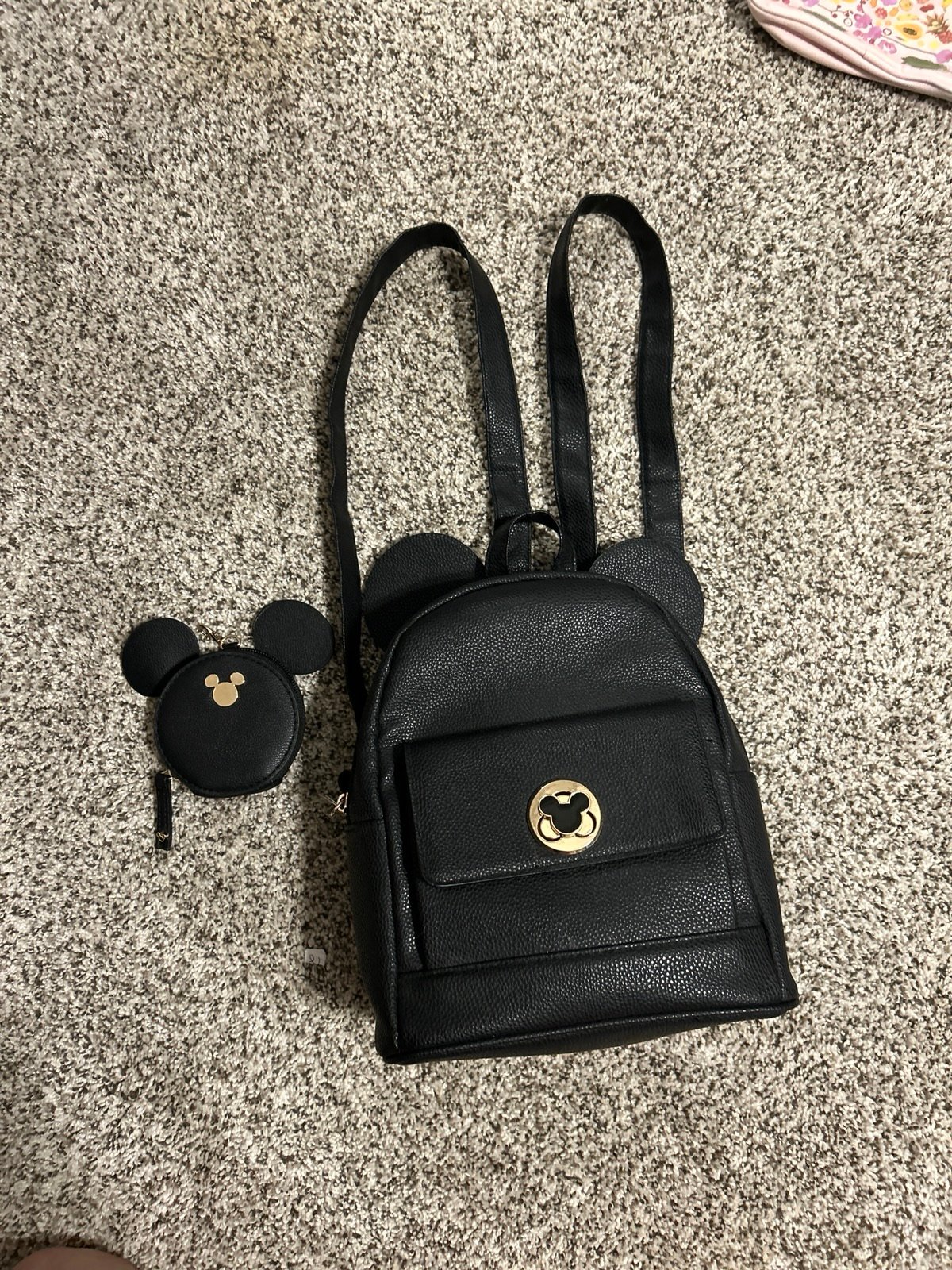 Mickey Mouse backpack and coin purse set price firm