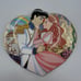 PinsbyWafa Ariel and Eric Heart pin LE85 with original backing