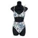 J. CREW Eco Tie-Shoulder / High-Waist Bikini Swimsuit Set English Garden XS/S