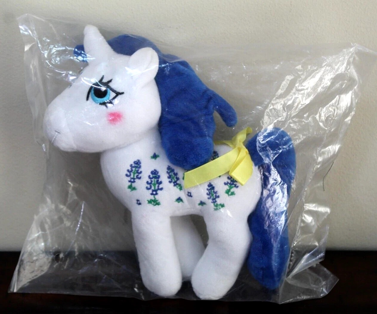 New MY LITTLE PONY BLUEBONNET Plush Stuffed Horse HQG1C Rare PFF MLP