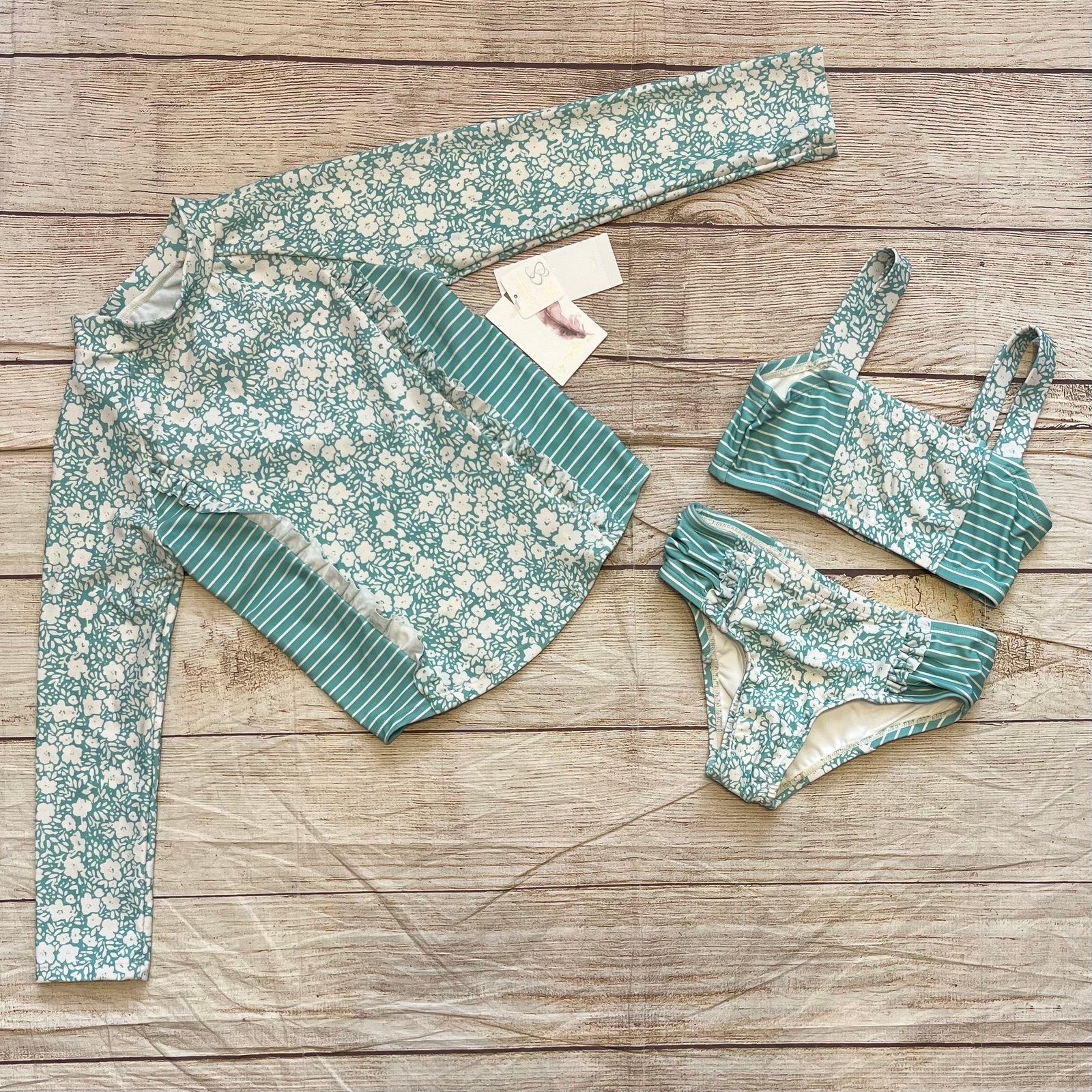 Jessica Simpson (5 yrs) 3-piece Swimsuit Set - NEW
