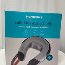 HOMEDICS NECK MASSAGE WITH HEAT & DEEP-KNEADING SHIATSU MOTION NEW IN BOX