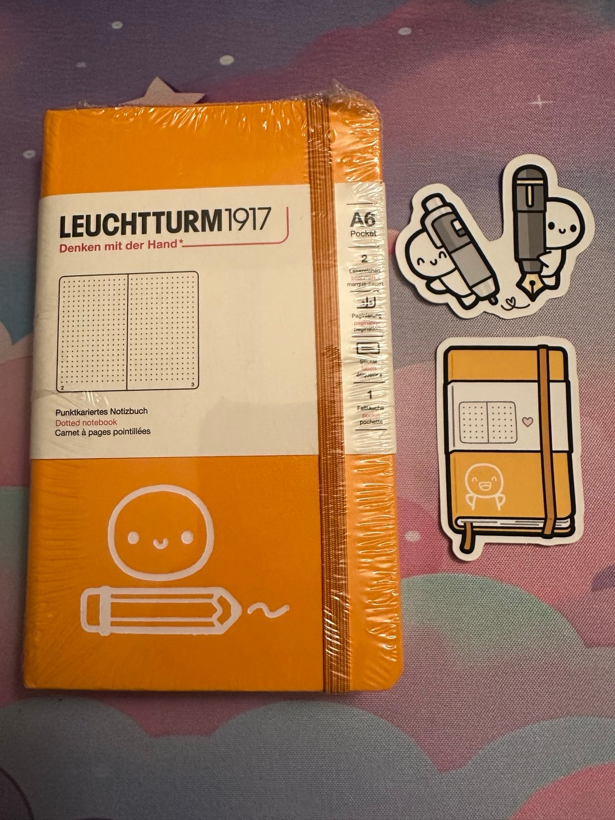 TCMC pocket notebook - orange