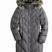 Authentic London Fog Women's Faux Fur Hooded Puffer Coat, SLATE, 3X MSRP: 380.0