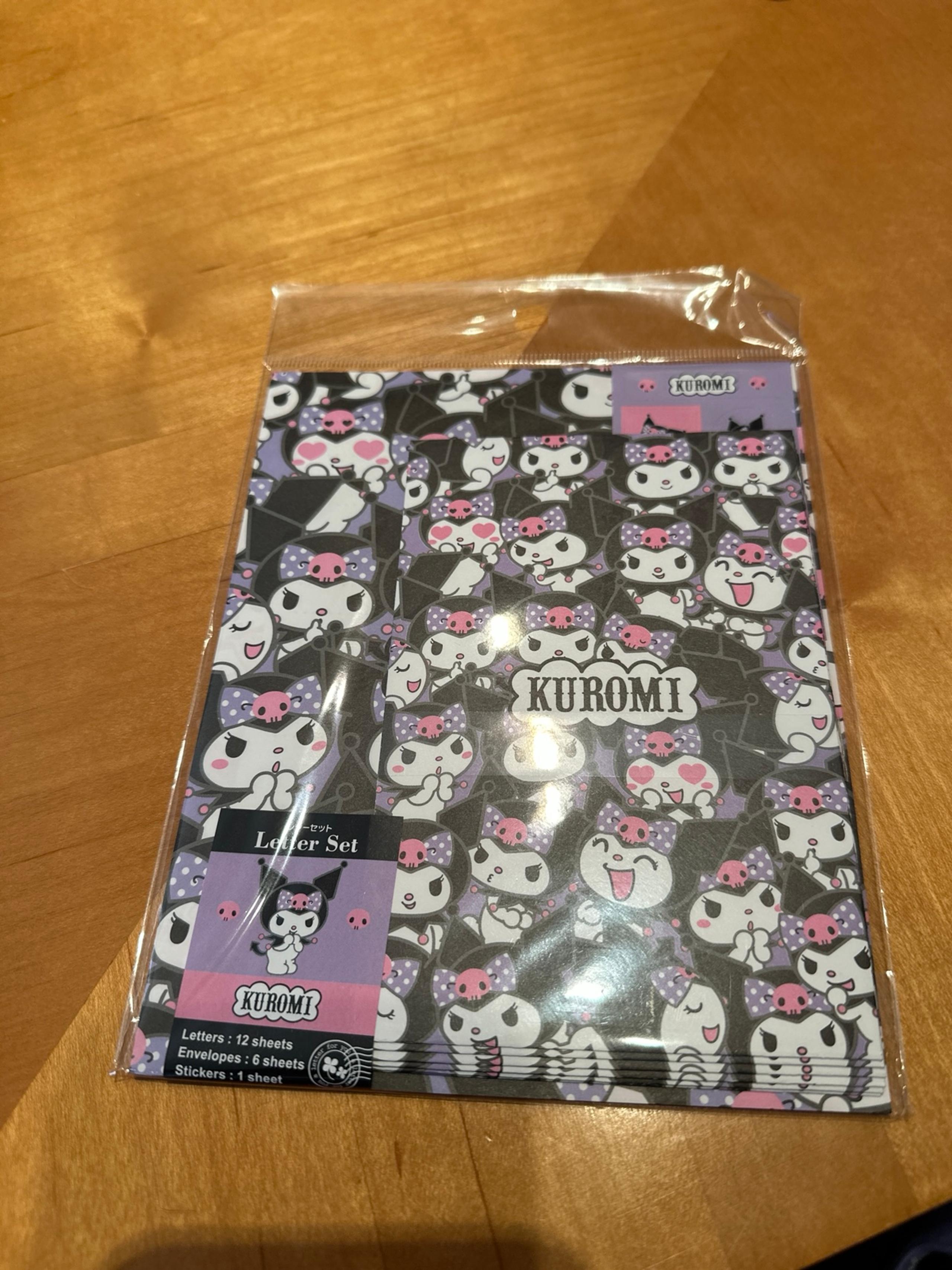 Sanrio Kuromi Letter Set