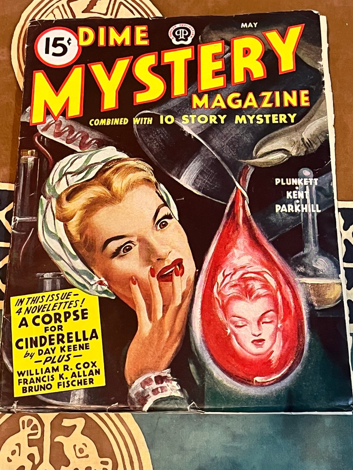 1945 PulpDime Mystery v31 # 4 Great Horror Cover 4.0