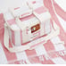 Cooler Bag Bundle Pink Crew Stripe Print and yellow gold