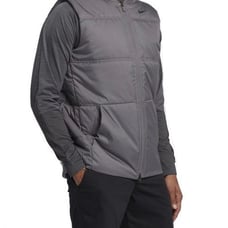 Nike Vest Mens Medium Grey Reversible Puffer Golf Synthetic Fill 932303-036 L